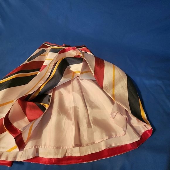 MAX & Co. Stripe A-Line Silhouette Skirt - Picture 3 of 11